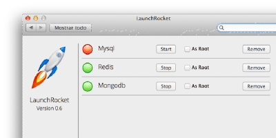 LaunchRocket: Lanza cualquier app Homebrew desde el panel de Preferencias de Mac