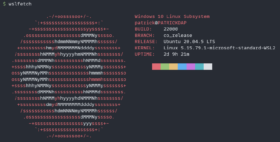 WSL on Windows